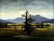 Caspar David Friedrich Village Landscape in Morning Light Sweden oil painting artist